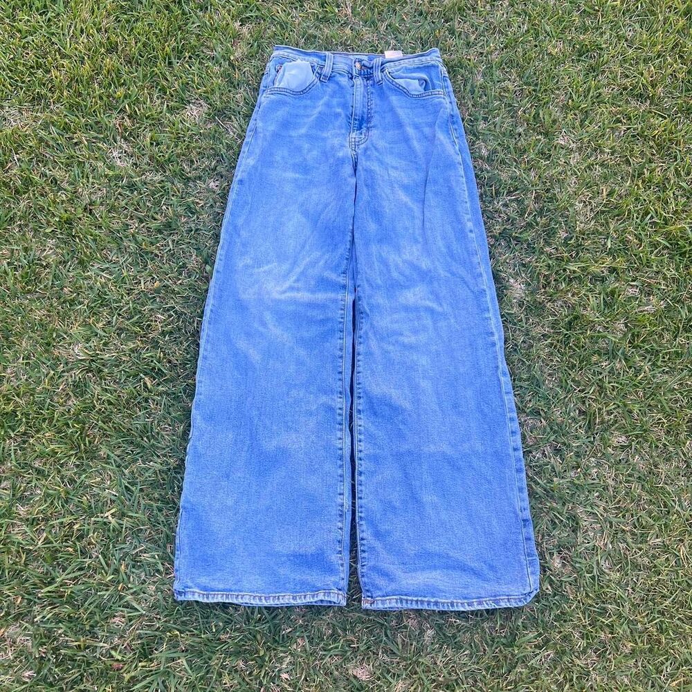 Hudson Jolene Wide leg cuff pants Womens size 24 flare